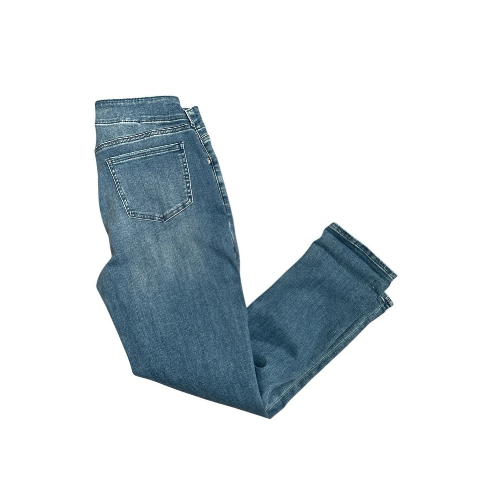 NYDJ Women's Margot Girlfriend Jeans Size 4 Medium Wash High Rise NWT